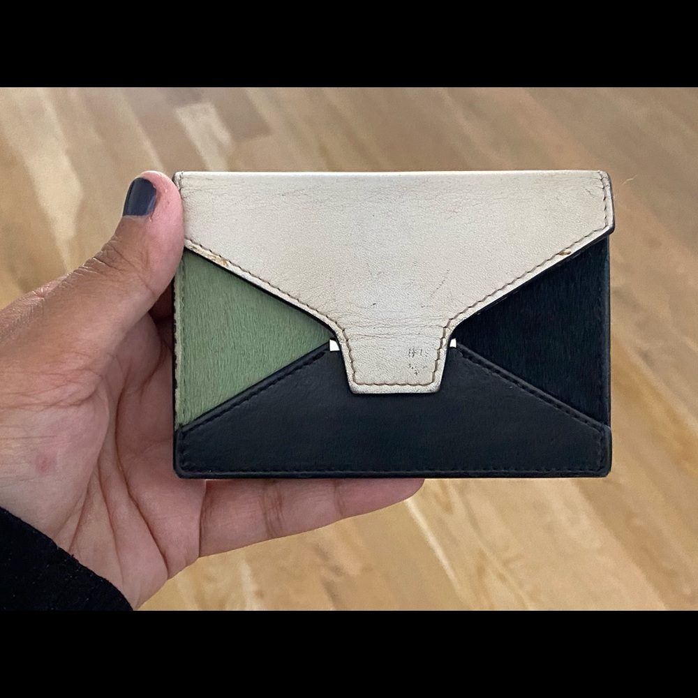 Celine Diamond Calfskin Card Case